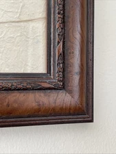 Dark Wood Framed Nature Animal Art Signed Numbered Textured Etched Mouse Forest