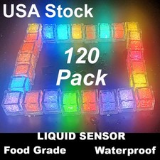 Light Up Ice Cubes Flashing Ice Cubes   120pcs LED Ice Cubes for Parties
