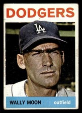 1964 TOPPS WALLY MOON 353 FAIR BASEBALL LOS ANGELES DODGERS