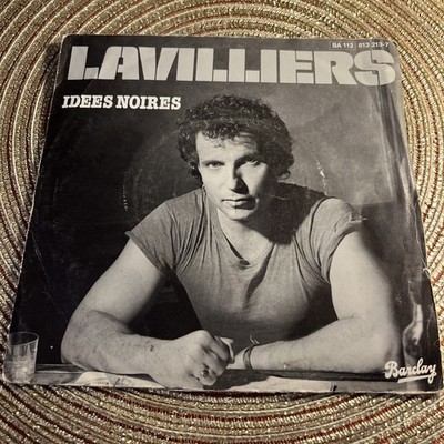 VINTAGE LAVILLIERS IDEES NOIRES 45 GIRI VINYL PLATTE - VEGAS 