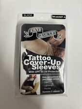 Tatjacket Jr Tattoo Cover Up Concealer 2 Sleeve, For Wrist Or Ankle Black