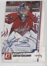 2010-11 Donruss Die-Cut Auto 12/25 Semyon Varlamov #170 Auto 2u3