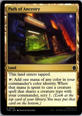 Path of Ancestry 70 Commander: Teenage Mutant Ninja Turtles Magic: The Gathering
