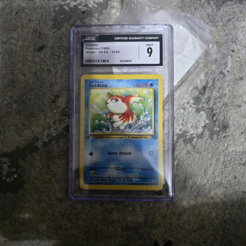 Goldeen (1st Edition) graded CGC 9 for sale on eBay