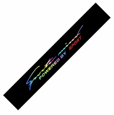 Car Front Windshield Banner Vinyl Sticker Sun Protection Waterproof Decor Decal