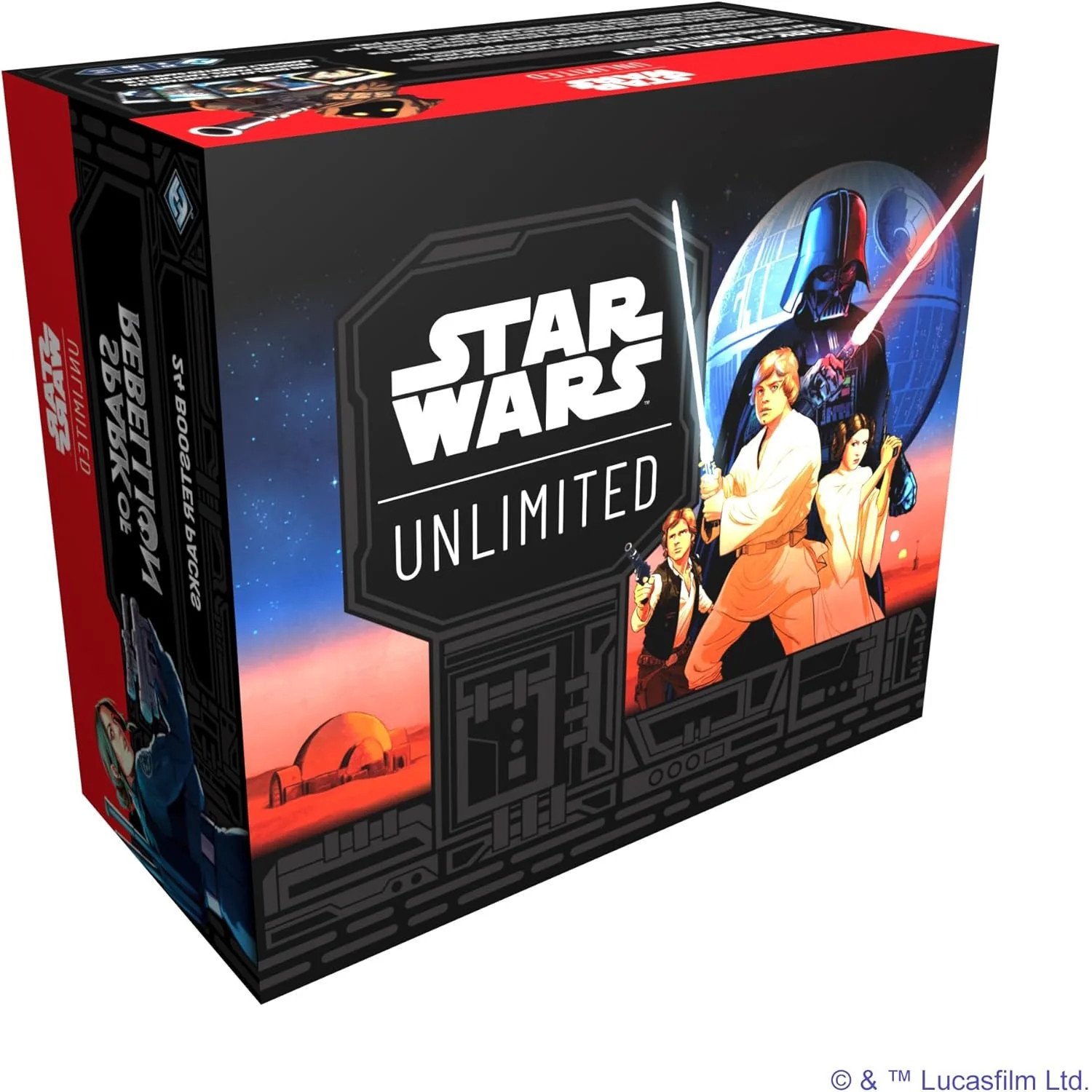 Коробка бустеров Star Wars: Unlimited TCG: Spark of Rebellion - 24 упаковки
