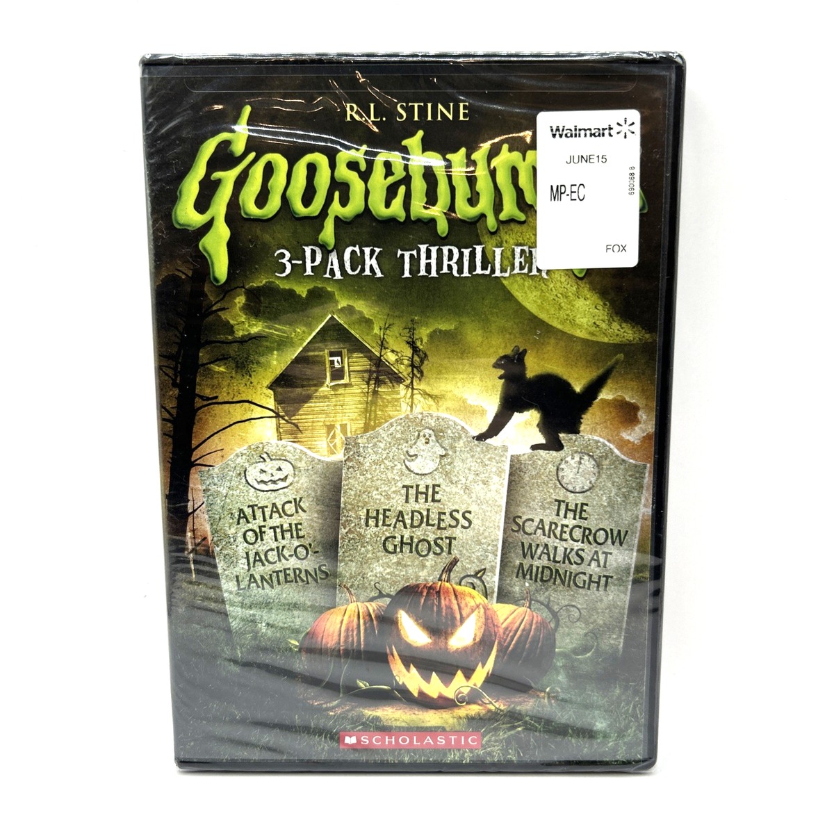Goosebumps: 3-Pack Thriller Jack O'lanterns Scarecrow Headless