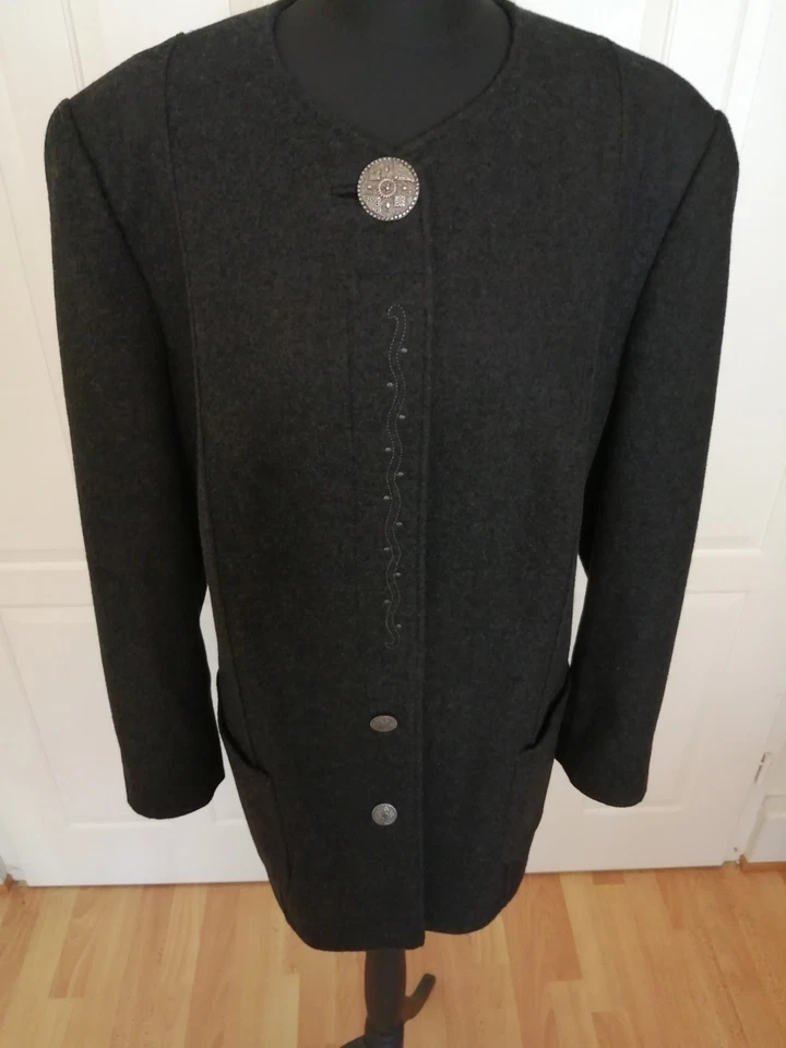 Julius Lang Maxxi eleganter chicer Kurzmantel Gr. 50/52  Landhaus-Mode Top Zust - Bild 4 von 4