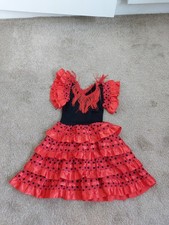 stunning black spotted frill design pretty aged 2 years dress. Rrp £20+