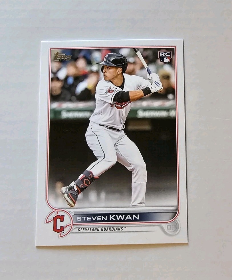 2022 Topps Update Steven Kwan RC Guardians #US261