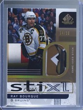 2022-23 Upper Deck SP Game Used STI-XL Stick Relics 14/25 Ray Bourque HOF 01jj