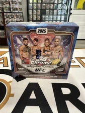 2025 Topps Chrome UFC Sapphire Edition Hobby Box Brand New Factory Sealed