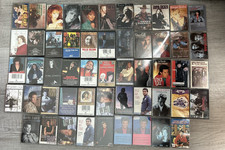 Lot of 53 Country Western Cassettes Faith Hill, Travis, Cash, McEntire, Nelson