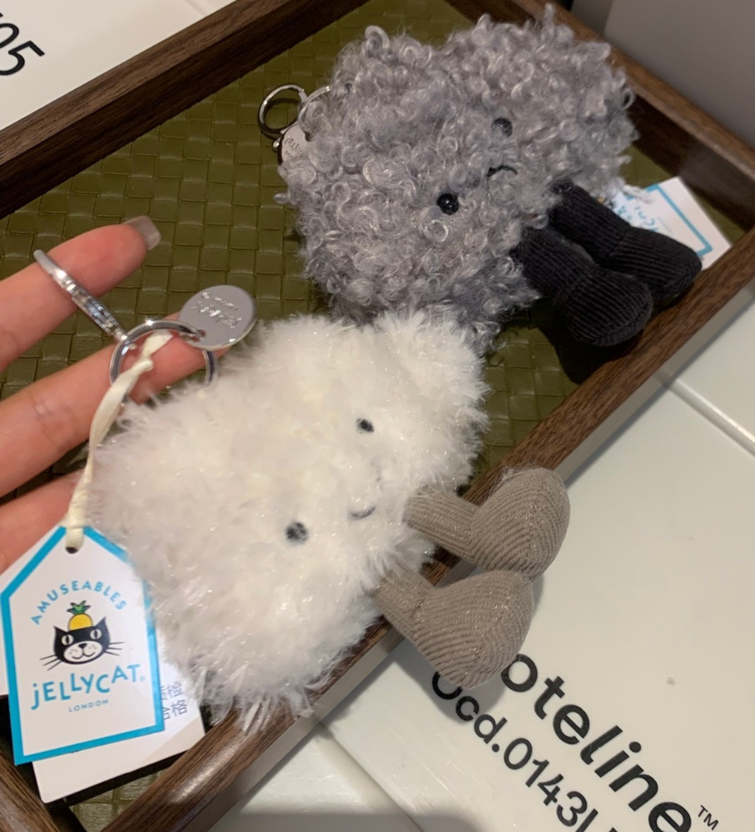 Jellycat Amuseable Cloud Bag Charm – Soft Plush Keychain | eBay