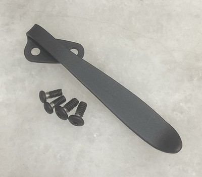 Black Titanium Deep Pocket Clip For Gerber 06 Auto & 06 FAST Folder Knife