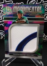 2021 Panini Spectra Prizm FRANKIE MONTAS Monumental Memorabilia /5 Oakland