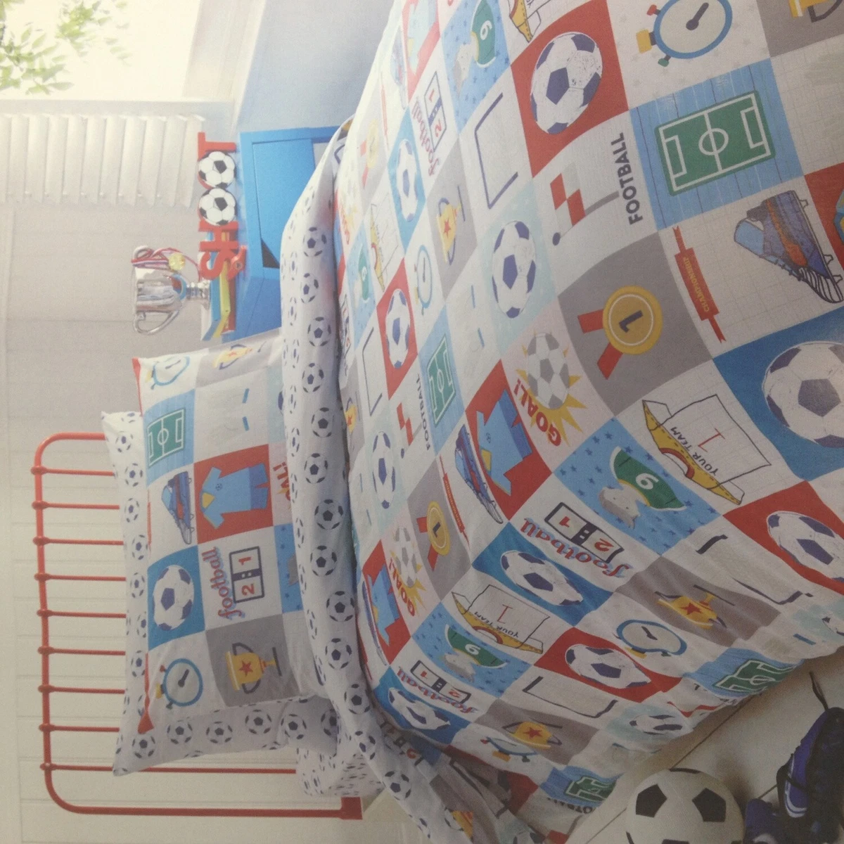 Bluezoo Children s Football Bedding Set Brand New Decorative RRP 28 Bluezoo New