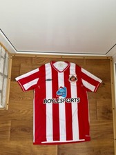 Umbro FC Sunderland 2008/2009 Away Striped Football Soccer Jersey S