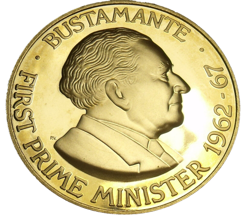 Raro dollaro Cameo Proof Giamaica 1974 ~ solo 22.000 coniato ~ fantastico ~ spedizione gratuita - Foto 2 di 2