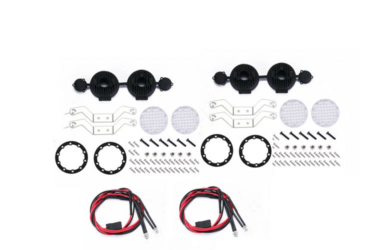 4PCS GPM RC CAR ROOF SPOTLIGHT FOR CRAWLERS TRX4 TRX6 SCX10 SCALE ACCESSORIES:  - Image 2 of 4