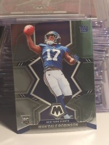 2022 Panini Mosaic NFL Football #330 Wan’Dale Robinson Base Rookie RC Giants