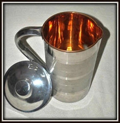 Original Magnetic Copper Jug with Lid-Slimming For Good Digestion Minerals Water - Picture 2 of 4