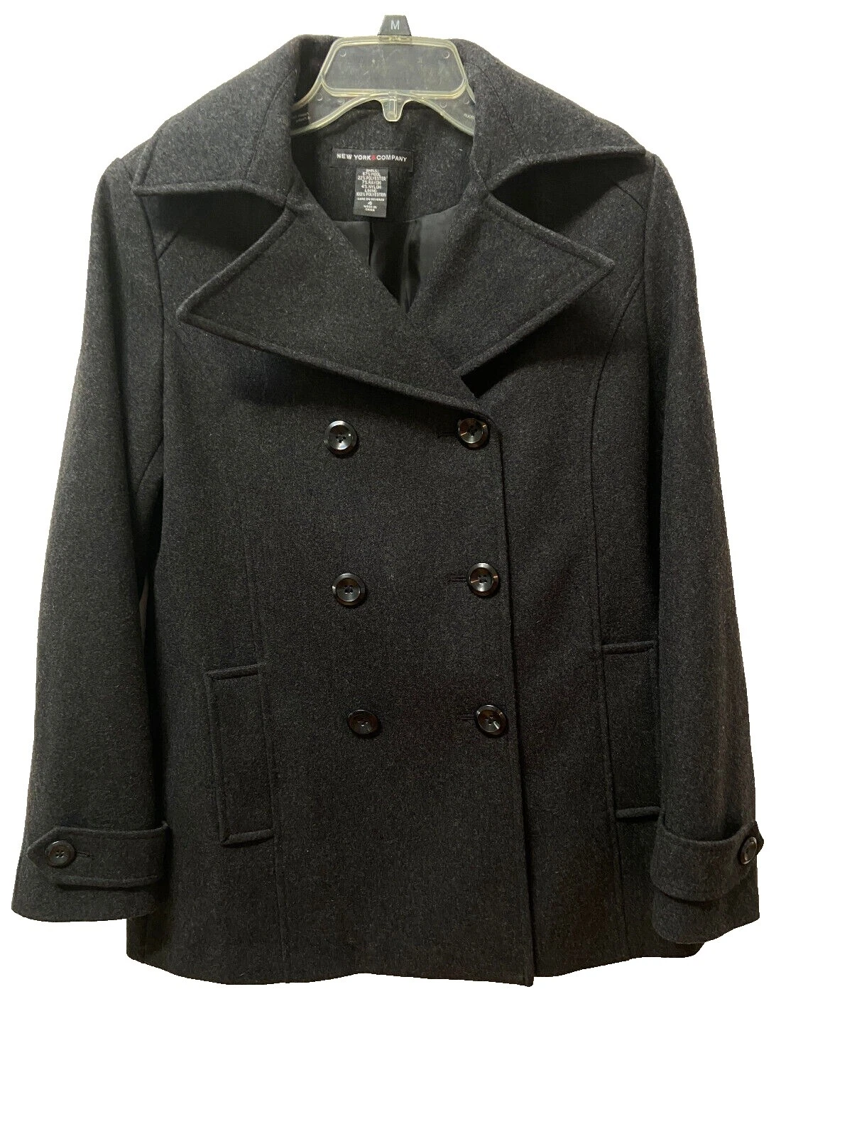Tamaño Regular NYC Pea Coat abrigos, chaquetas y chalecos para Mujeres