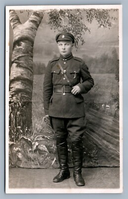 estonian-military-officer-vintage-real-photo-postcard-rppc-ebay