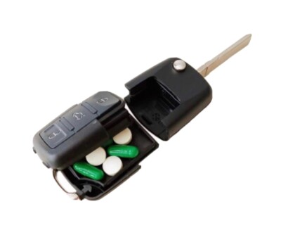 Fake Car Key Fob Stash Secret Hidden Compartment Diversion Storage Waterproof