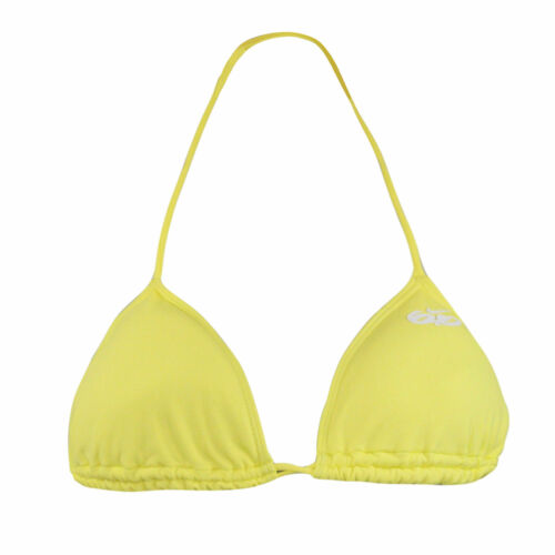 Nike Tie Up Swimwear Womens Adjustable Yellow Bikini Top 404423 710 - Photo 1/1