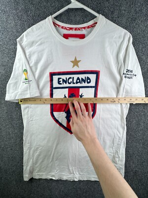 Fifa World Cup Brazil Official Merchandise Medium White T Shirt