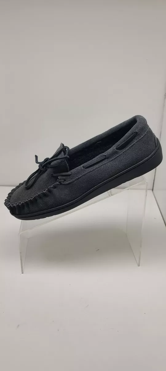 Gray minnetonka moccasins clearance