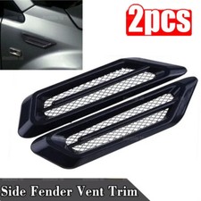 2PCS Car Side Air Flow Vent Fender Decorative Sticker Car Exterior Accessories