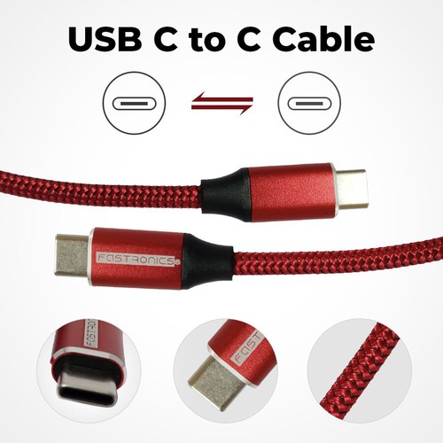 Fastronics® USB-C To C Cable For PS5 Controller (Playstation 5) - 5A - Picture 1 of 4