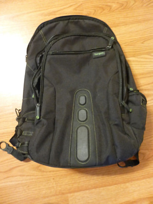 Targus Spruce 17  Laptop EcoSmart Checkpoint-Friendly Travel Backpack Black