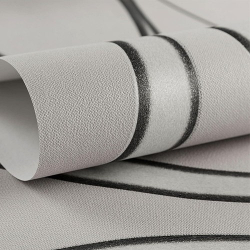 Grey 3D Damask Wave Wallpaper Roll Feature Wall Livingroom Bedroom Hallway Decor - Picture 22 of 39