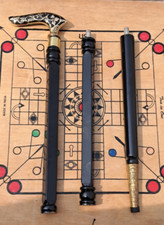 Antique Style Victorian Brass Handle Cane Wooden Walking Stick Vintage Gift Men