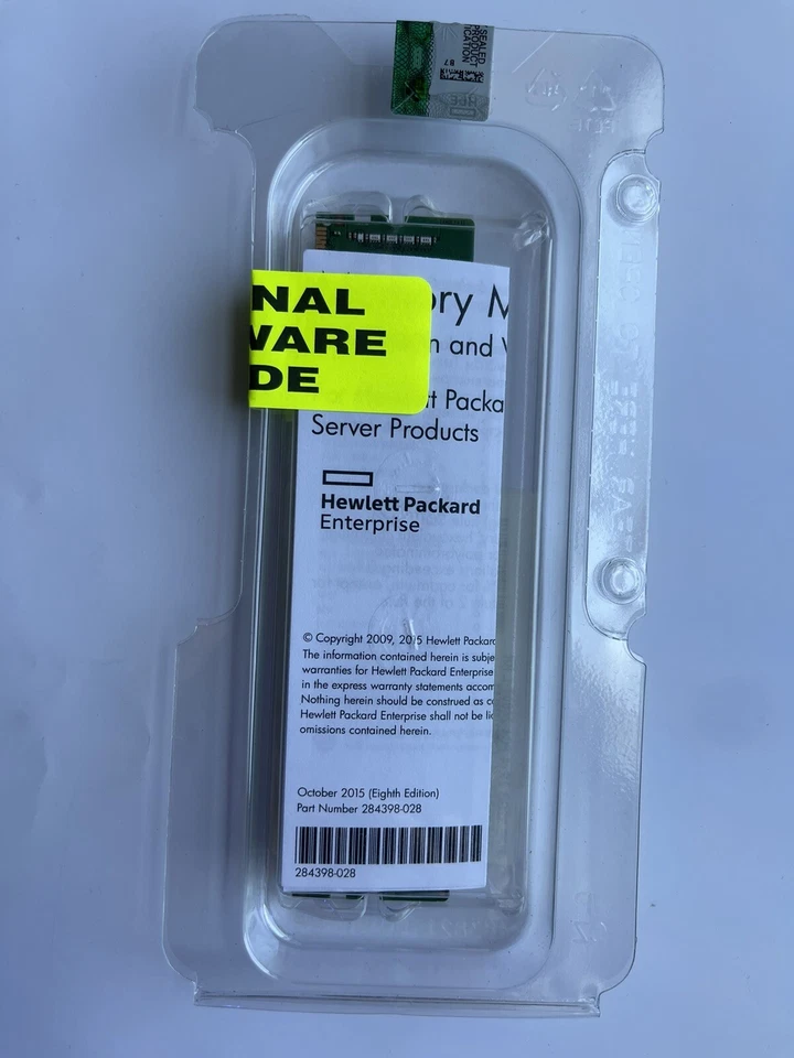 BRAND NEW HPE 32GB 2RX4 PC4-2400T-L KIT 805353-B21 - Image 3 of 3