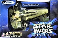 1829 Estes, Star Wars, Episode.1, Sith Infiltrator flying action model rocket