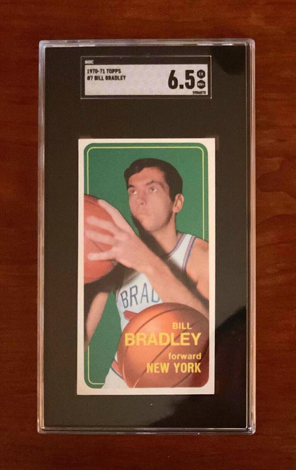 1970 Topps #7 Bill Bradley HOF New York Knicks SGC 6.5 EX-MT+