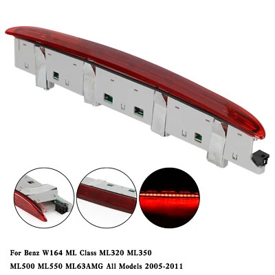 KINGDARN 3. Dritte Bremsleuchte Bremslicht Rot für Mercedes-Benz W164 2005-11 A1648201056