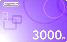 Nintendo eShop Gift Card ¥3000 (Japan Digital Version)