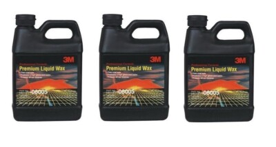 Premium Liquid Wax 06005, MMM-6005 Brand New! (3 Pack)