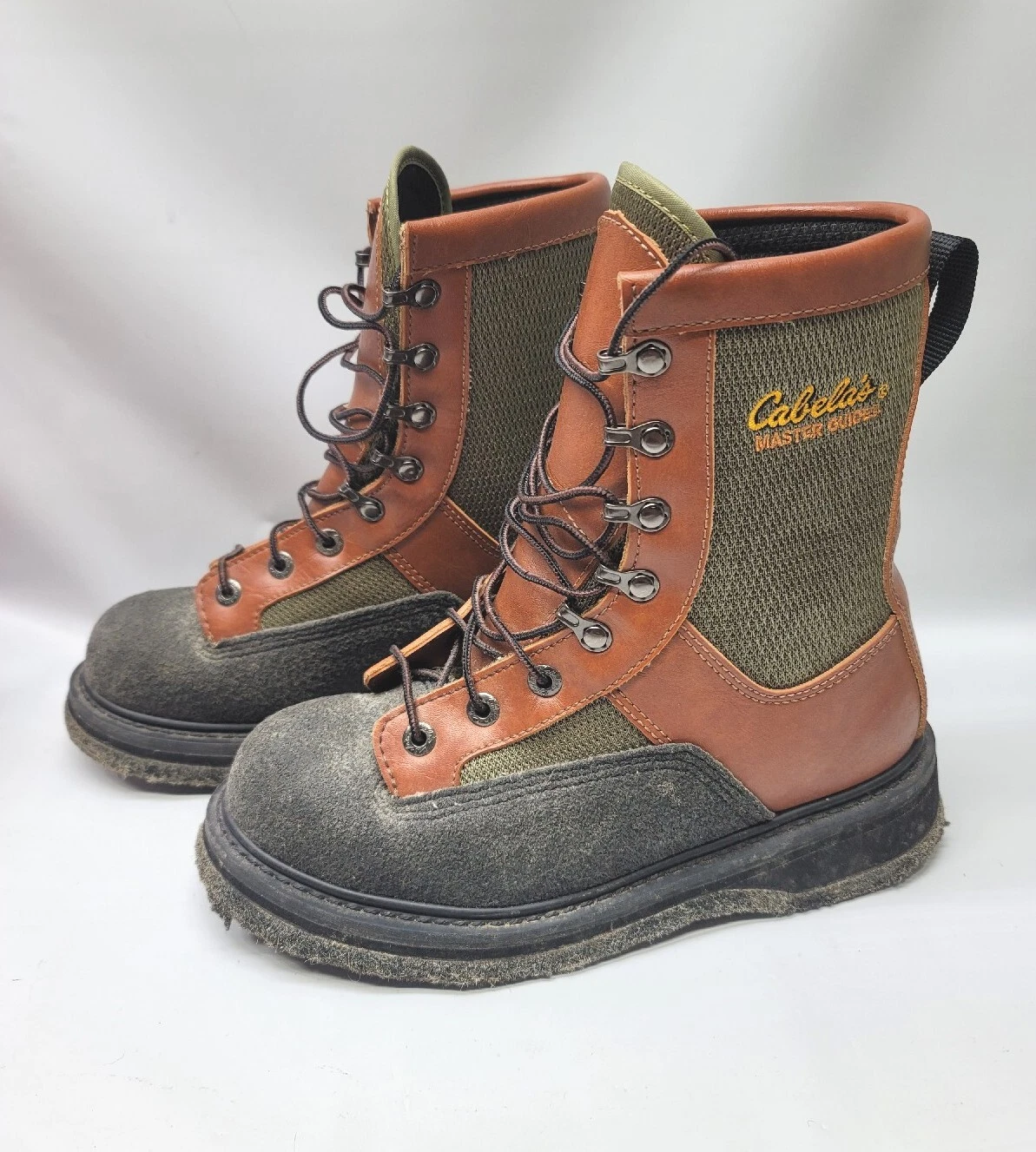 Cabelas Master Guide Fly Fishing Boots Felt Bottom Wading Men's 7 Shoes 80027997