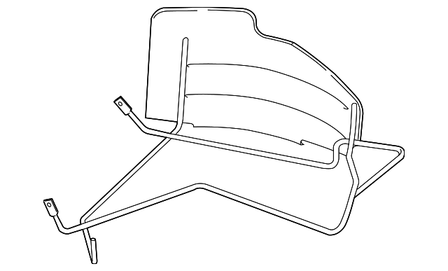 Genuine Mitsubishi Spare Tire Retainer 4260A091