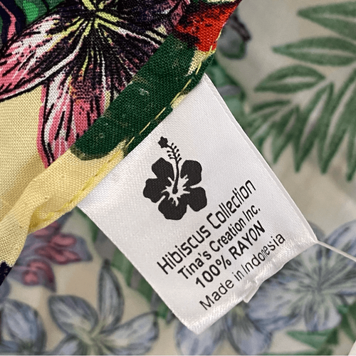Green Hibiscus Tropical flower SARONG Wrap Skirt swimsuit cover up OS NEW - Picture 4 of 6