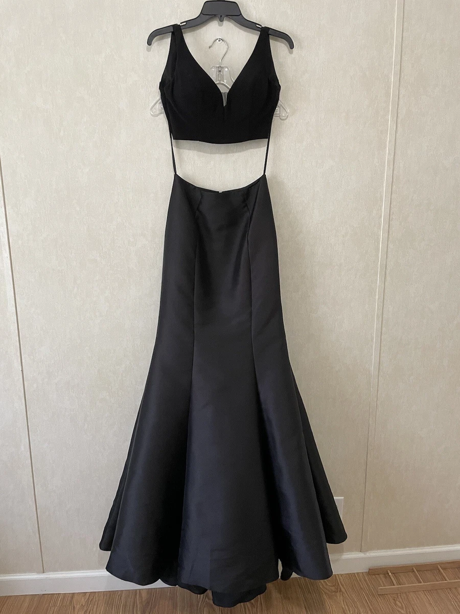 Alyce Paris 2 Piece Prom Formal Dress Size 2 Black eBay