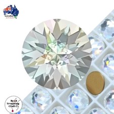 Swarovski 2020   Round Fancy Faceted Flatback Stones