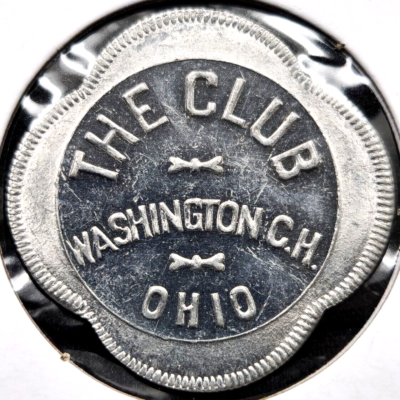 cheap tobacco washington court house The Club Washington Court House Ohio Cigars Tobacco Billiards Lunch Token  #2598