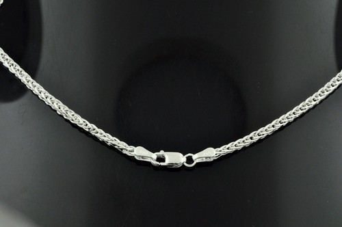 3,80 gramos 14k collar cadena de trigo cola de zorro cola de zorro 18 pulgadas #4292 - Imagen 4 de 5